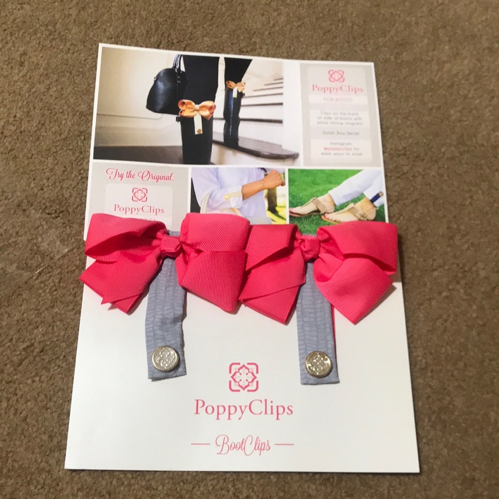 🌸NEW🌸 Poppy Clips in Pink